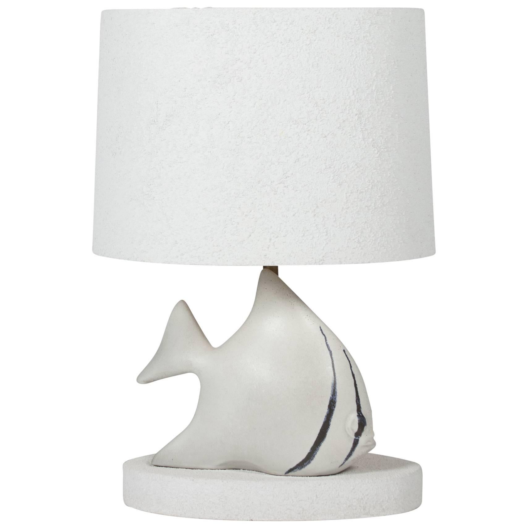 "Angelfish" Table Lamp by Mariana Van Alesh, 1940s For Sale