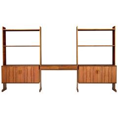 Large Danish 1960s Rosewood Modular Cabinet Bookcase