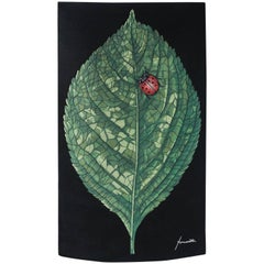Fornasetti Hydrangea Leaf 'Ortensia' Rug