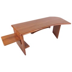 Organic Modernist Teak Desk by the Association of Danish Furniture Industries