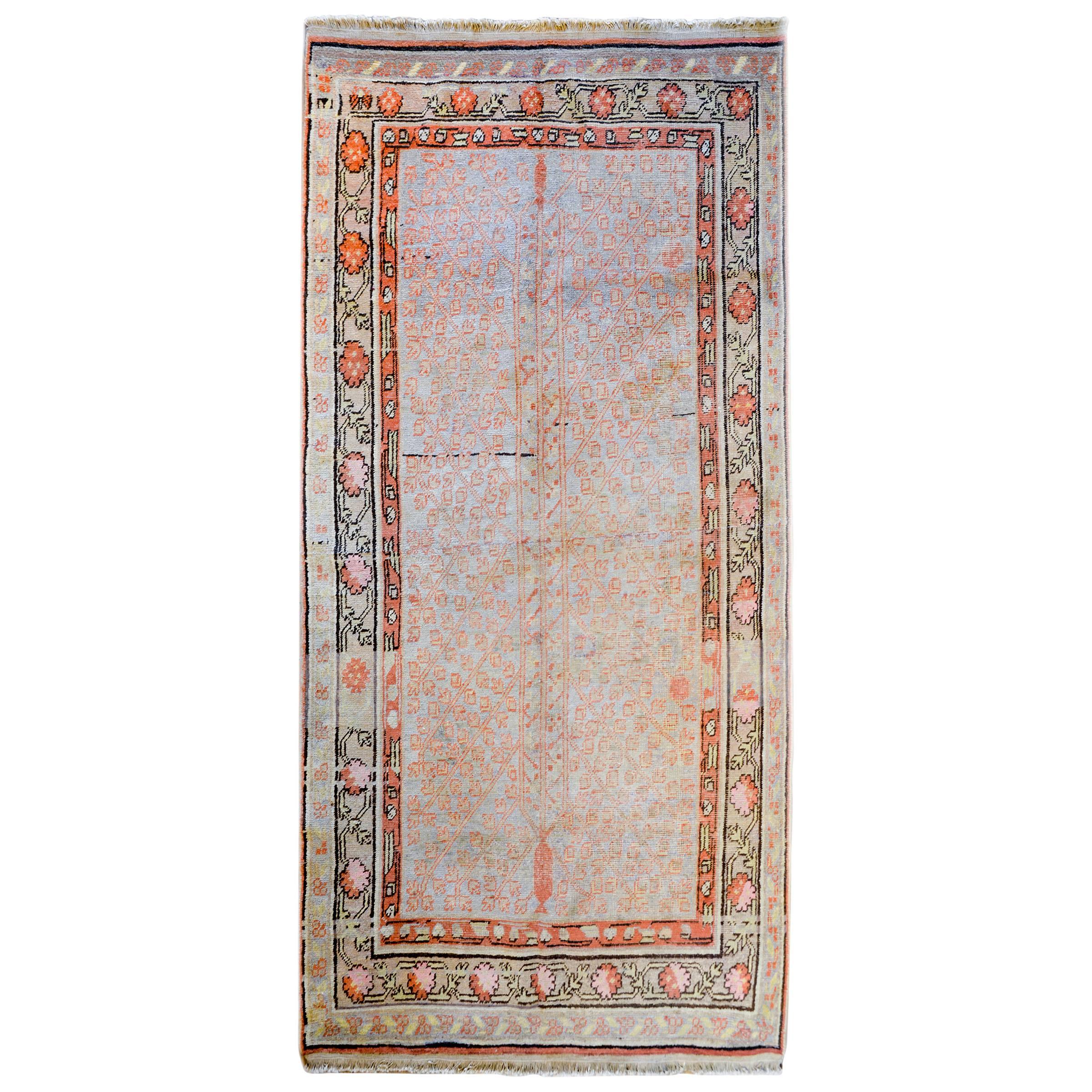 Rare Early 20th Century Khotan Rug For Sale