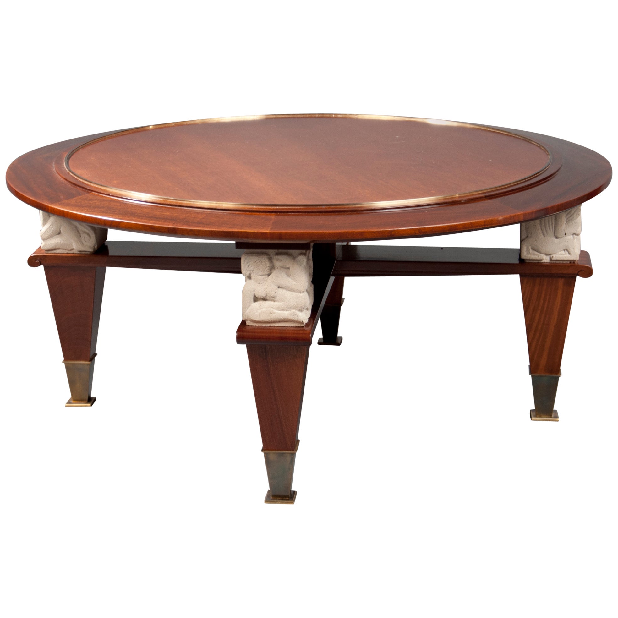 Dominique, French Modernist Coffee Table For Sale at 1stDibs