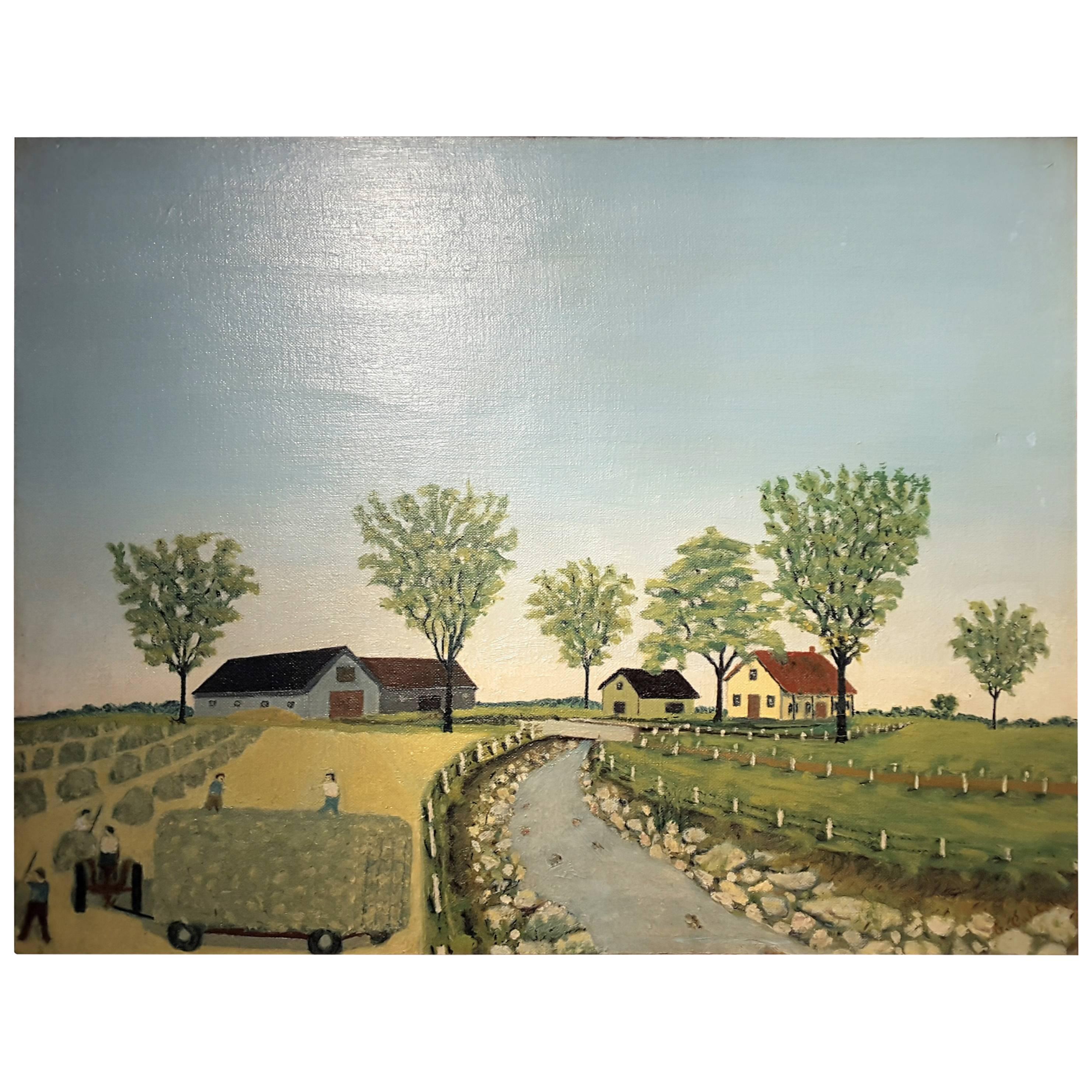 Montreal Museum of Fine Arts, Folk Art Painting, 72nd Spring Exhibition in 1955