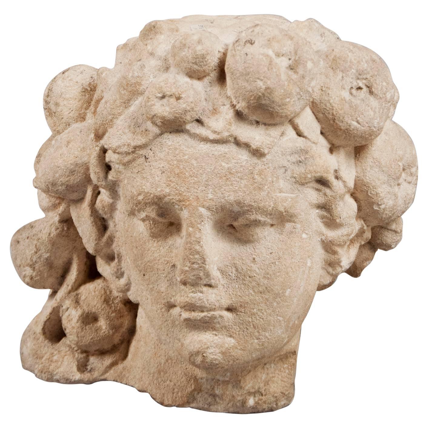 Head Sculpture, Italy, 17th century