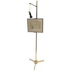 Retro Arredoluce Adjustable Easel Floor Lamp