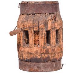 Antique Decorative Wood Wheel Base 9