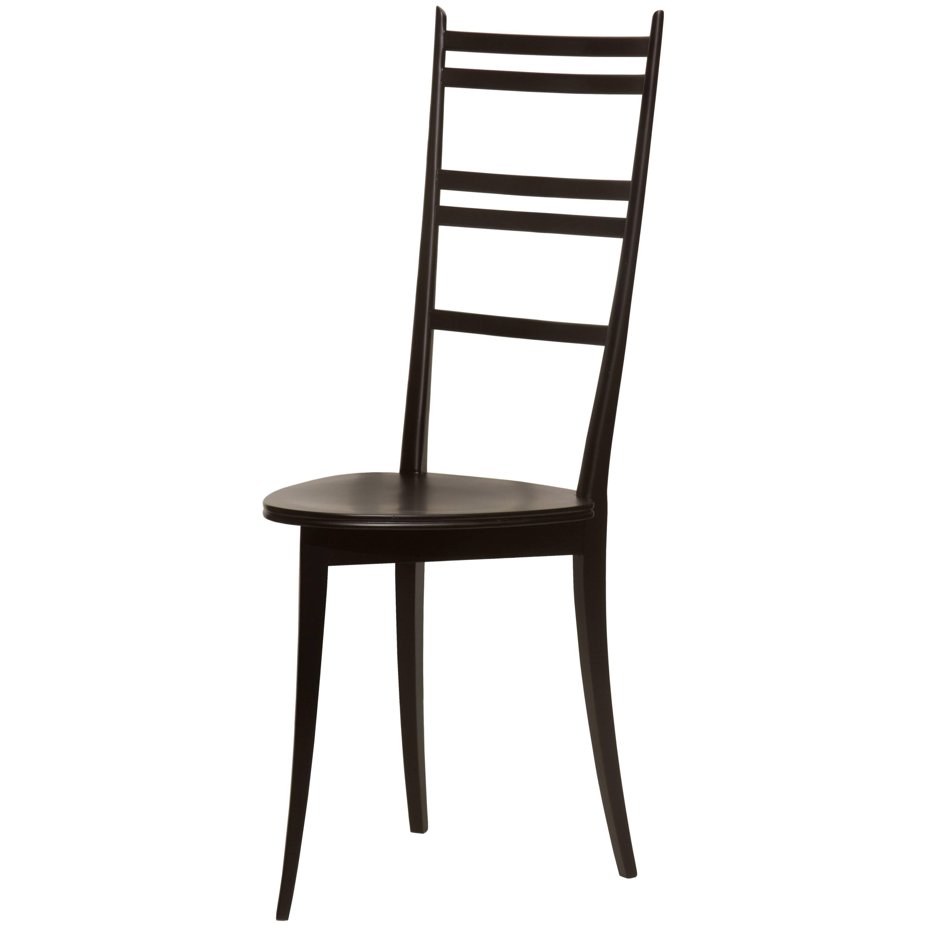 Italian Three Legged Chair For Sale