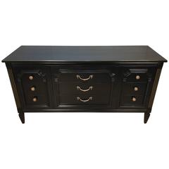 Jansen Louis XVI Style Ebonized Dresser 6