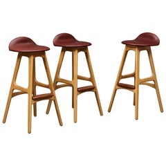 Erik Buck OD61 Oak Counter Stools