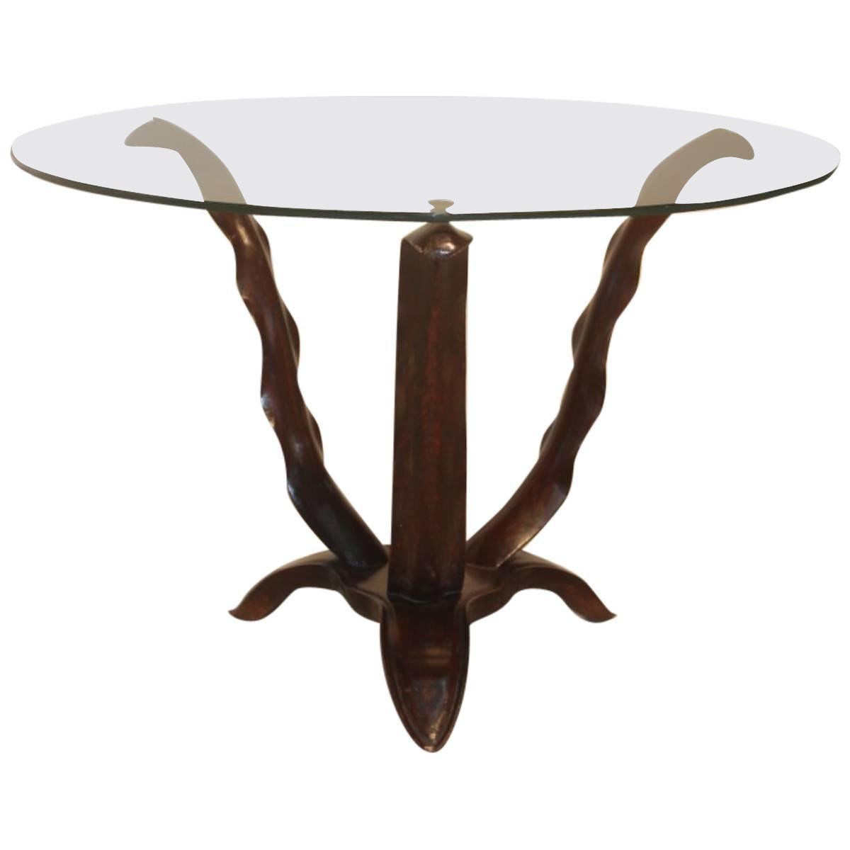 Midcentury Italian Design Coffee Table, 1940s For Sale