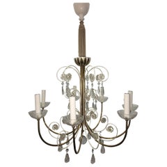 Beautiful Austrian Stejnar Style Chandelier, 1950s