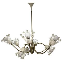 Snowflakes Sputnik Chandelier by Emil Stejnar for Rupert Nikoll 7