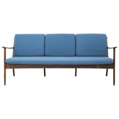 Ole Wanscher PJ 112 Three-Seat Sofa