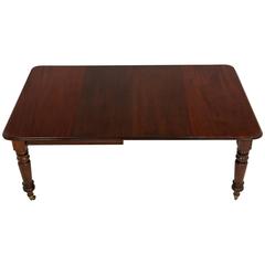Antique Mid-Victorian Mahogany Extending Dining Table