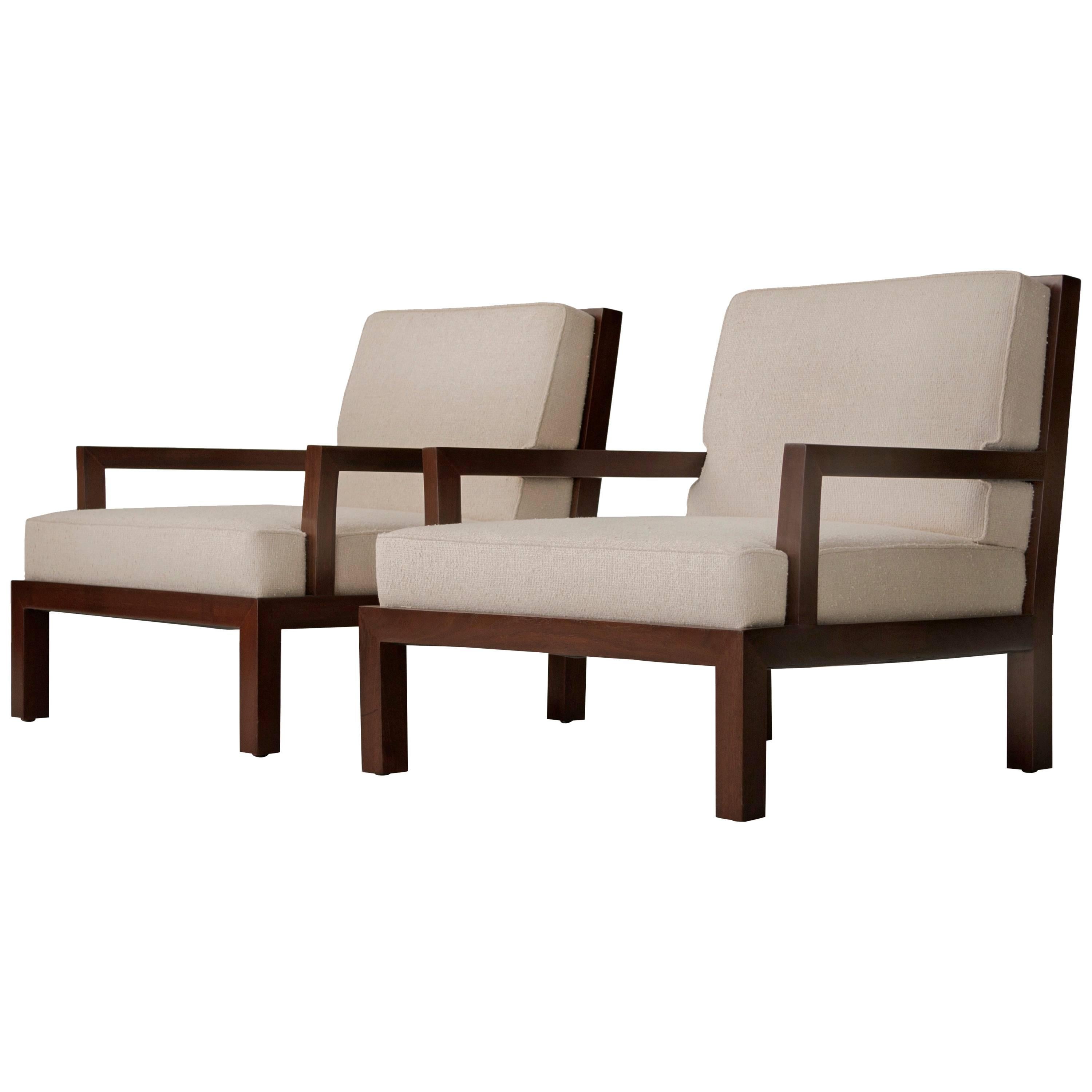 Custom Michael Taylor Lounge Chairs For Sale