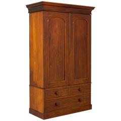 Mid-Victorian Two-Door Mahogany Wardrobe