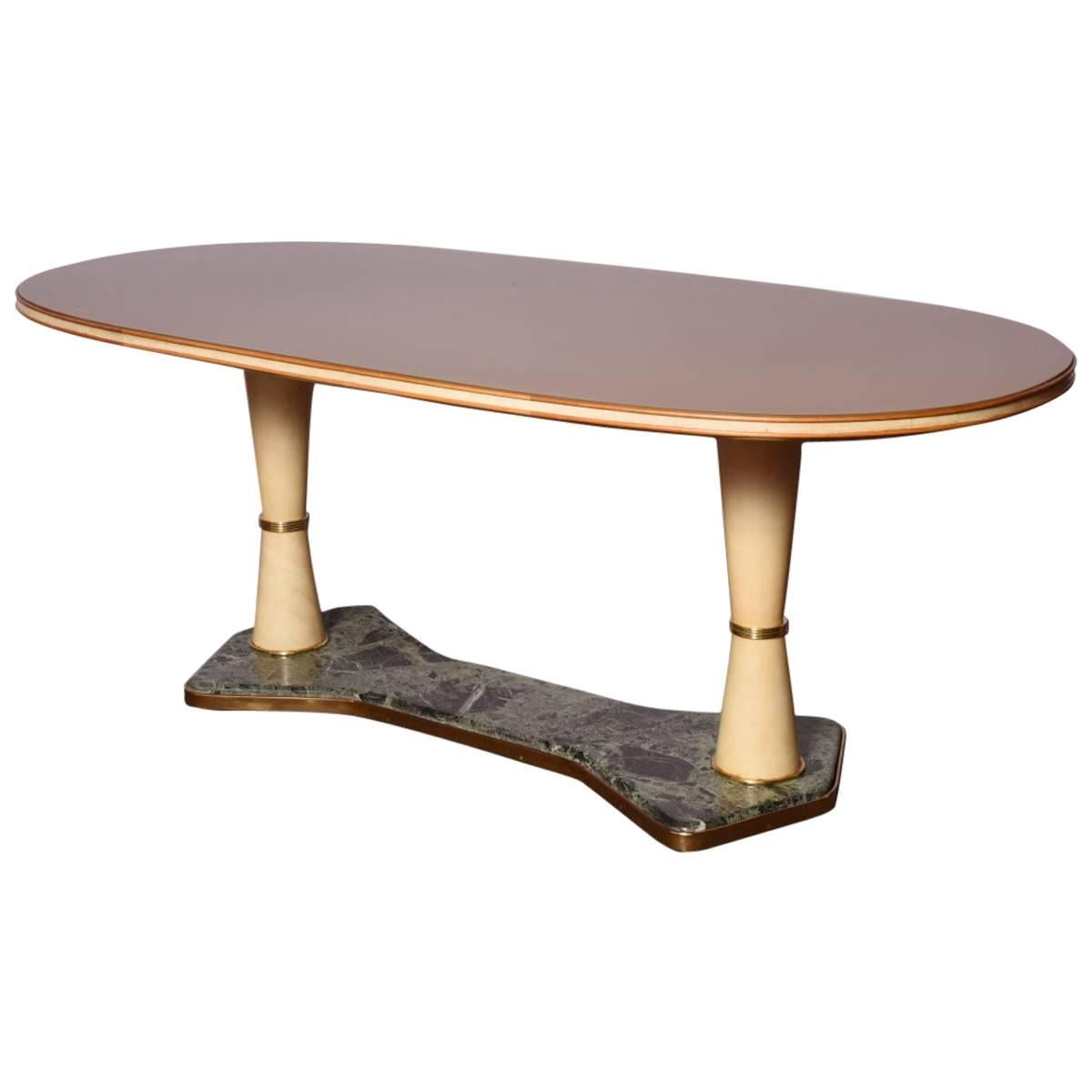 Dining Table in the Manner of Vittorio Dassi For Sale