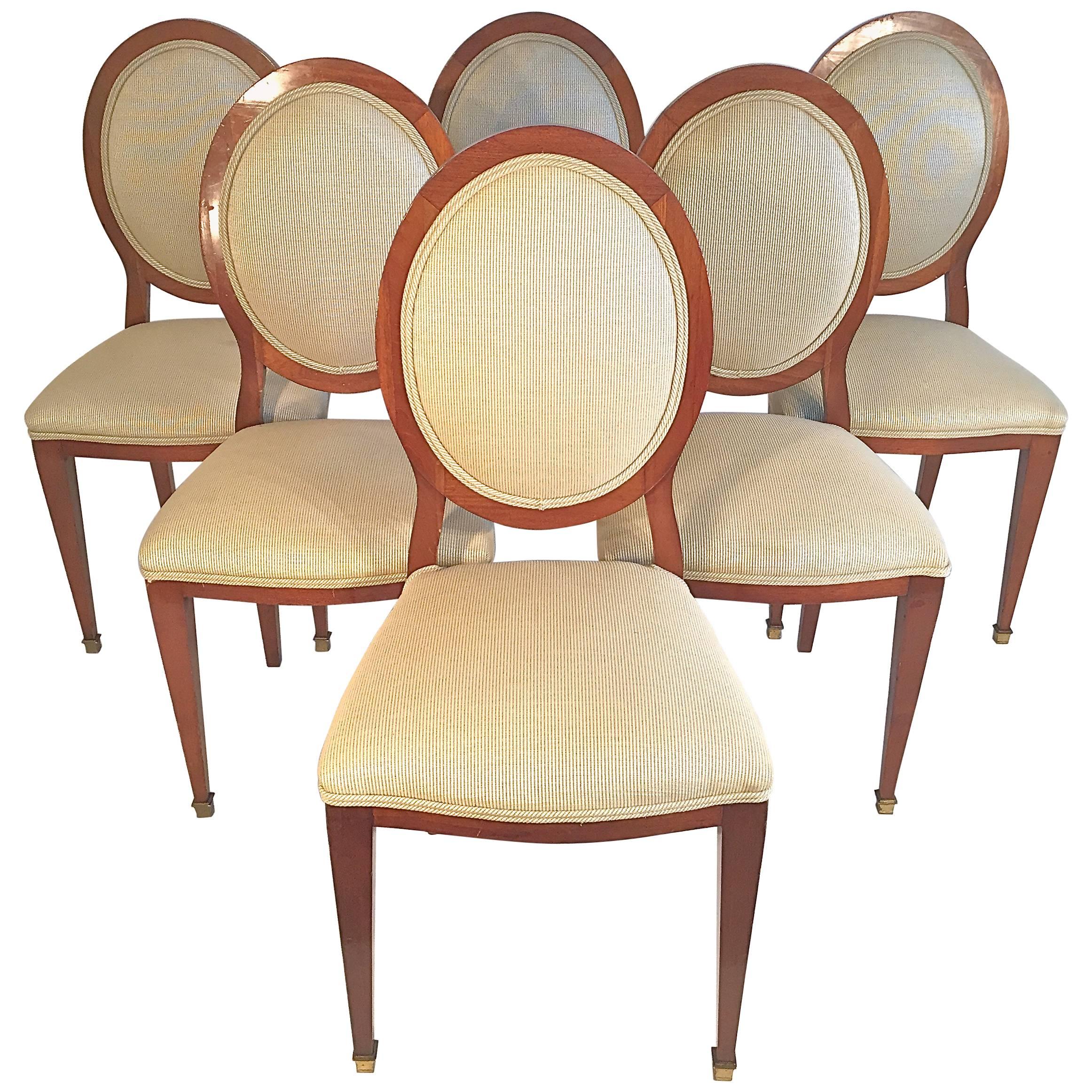 Set of Six Biedermeier Dining Chairs
