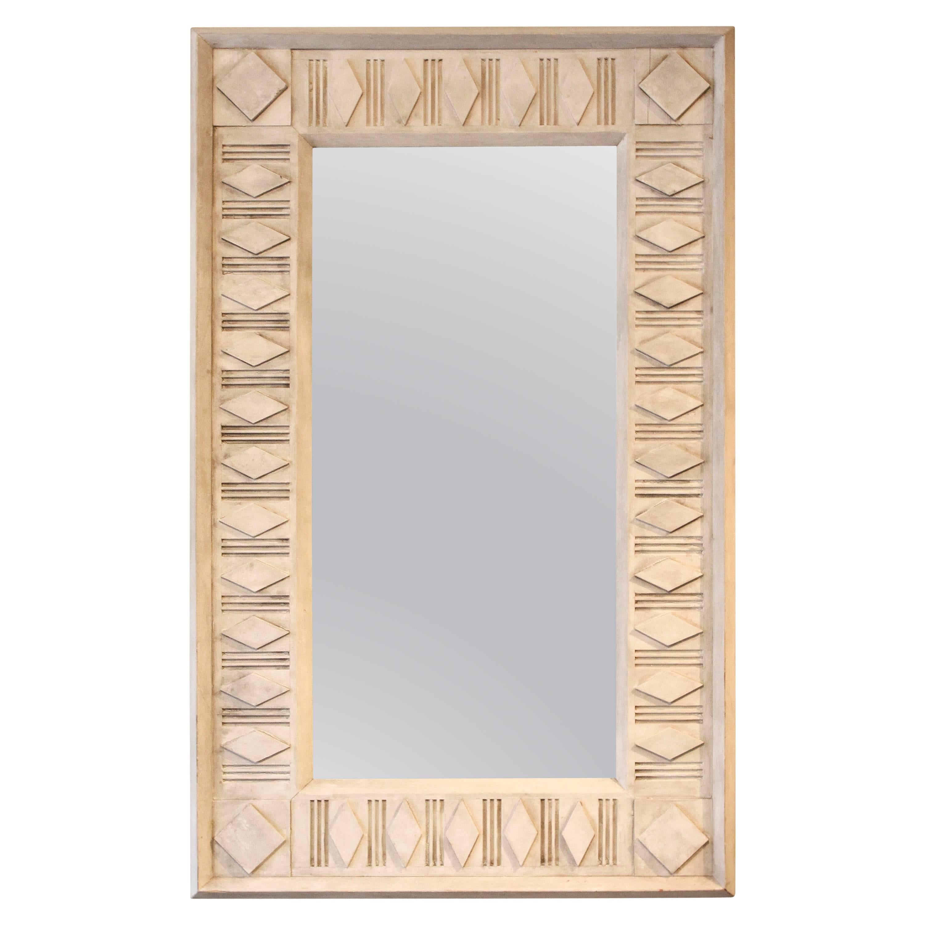 Rectangle Painted Architectural Mirror
