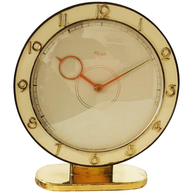 Art Deco Kienzle Table Clock For Sale at 1stdibs