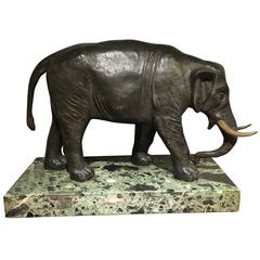 20th Century Art Deco Bronze Elephant