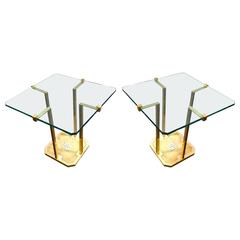 Pair of Peter Ghyczy Side Tables 5