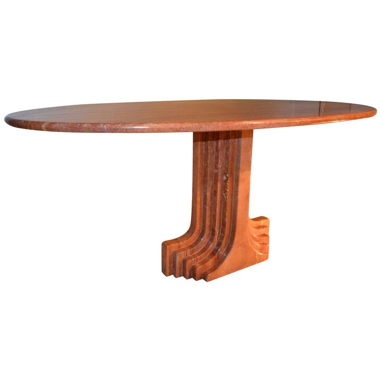 1970s Scarpa Marble Table at 1stdibs