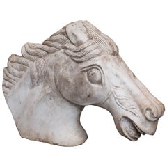 Marble Horse Head