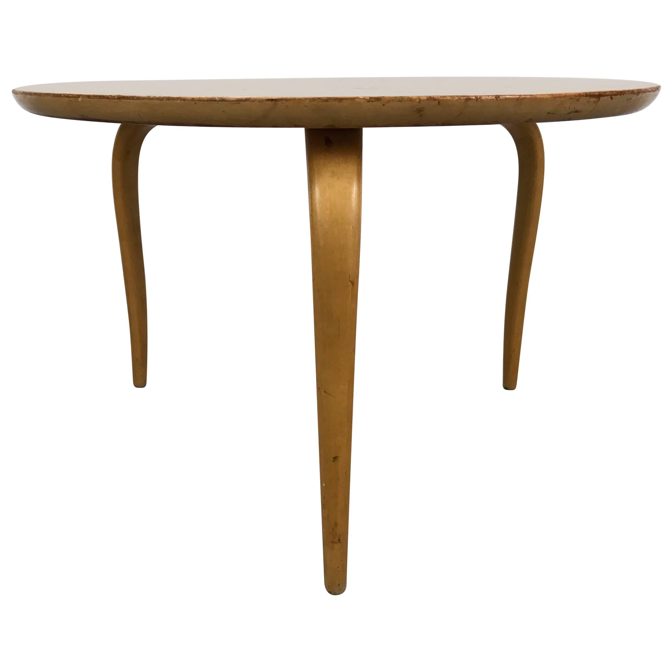 Rarely Seen Bruno Mathsson 'Annika" Table in Burl Wood, Sweden