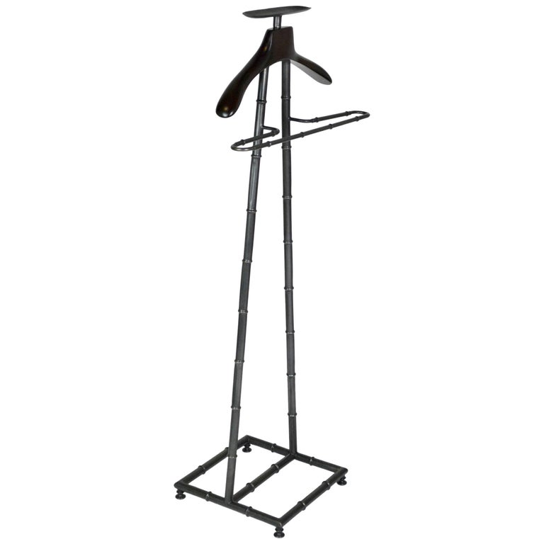 Bronzed Faux Bamboo Valet For Sale at 1stDibs