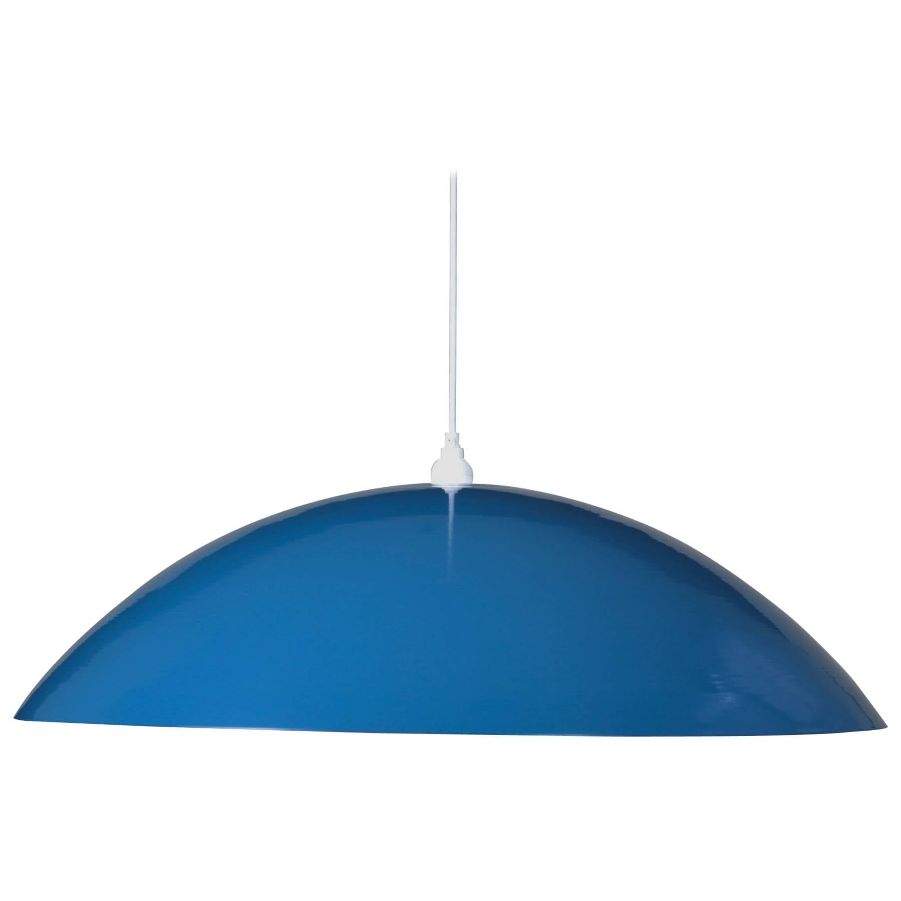 Customizable Oversized Pendant by RESEARCH Lighting, Sea Blue MTO