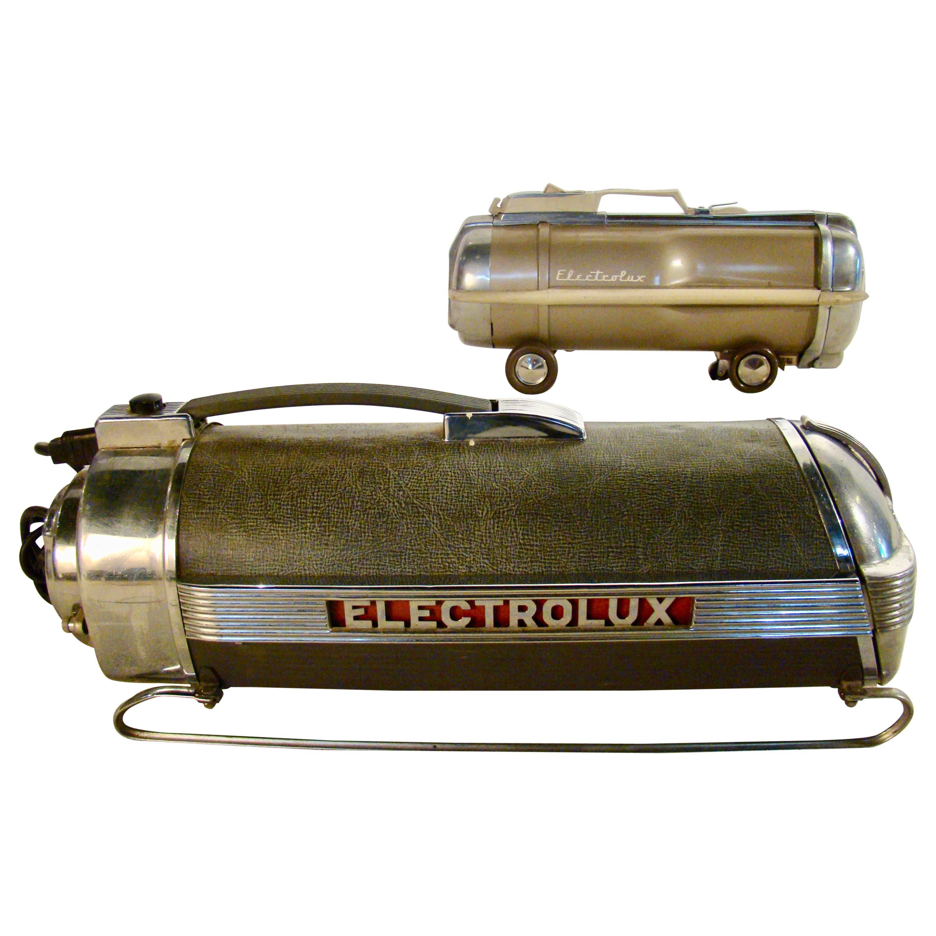 Pair of Art Deco Streamlined Modern Machine Age Electrolux Vacuums For Sale