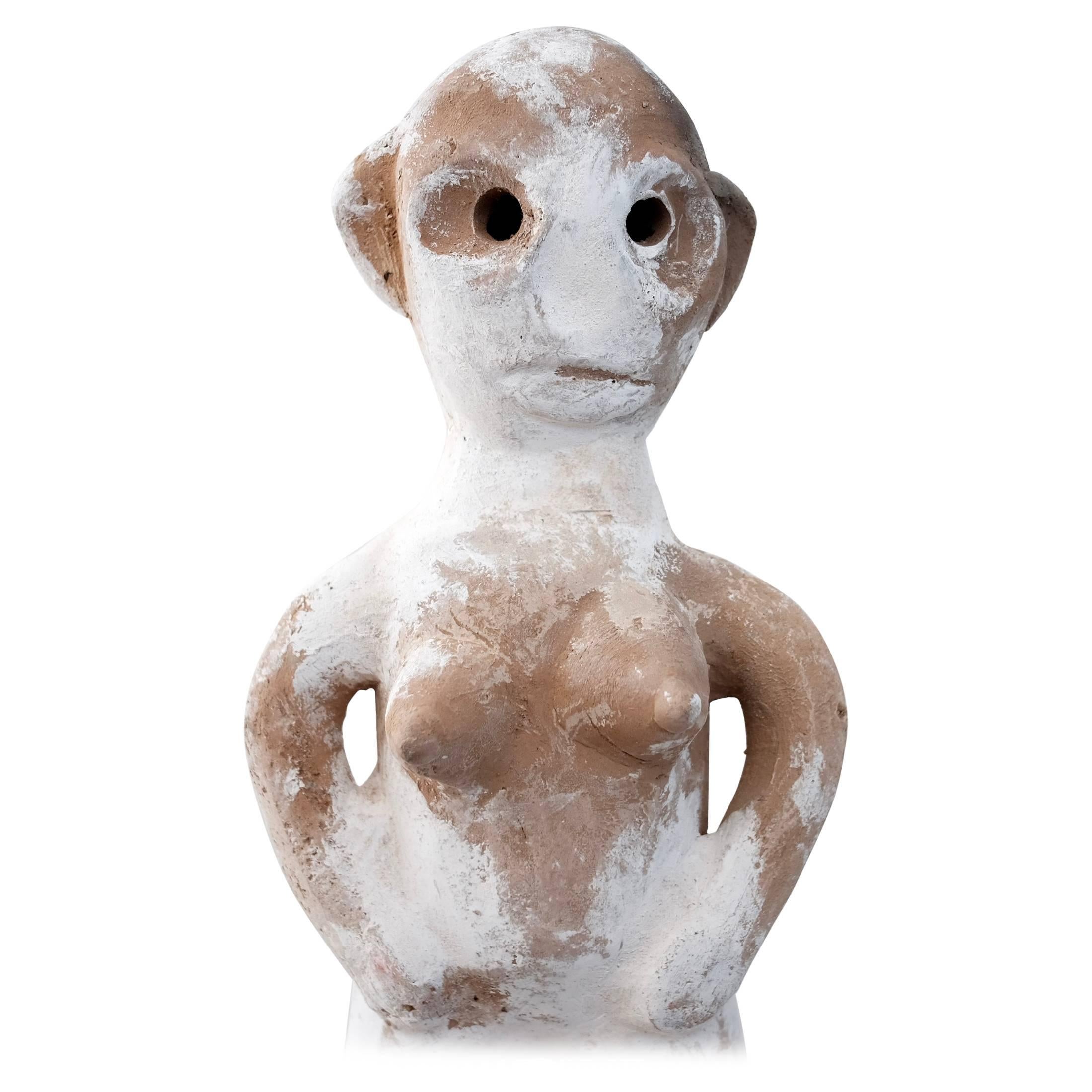 Contemporary Clay Sculpture by Serapio Medrano from Jalisco, Mexico