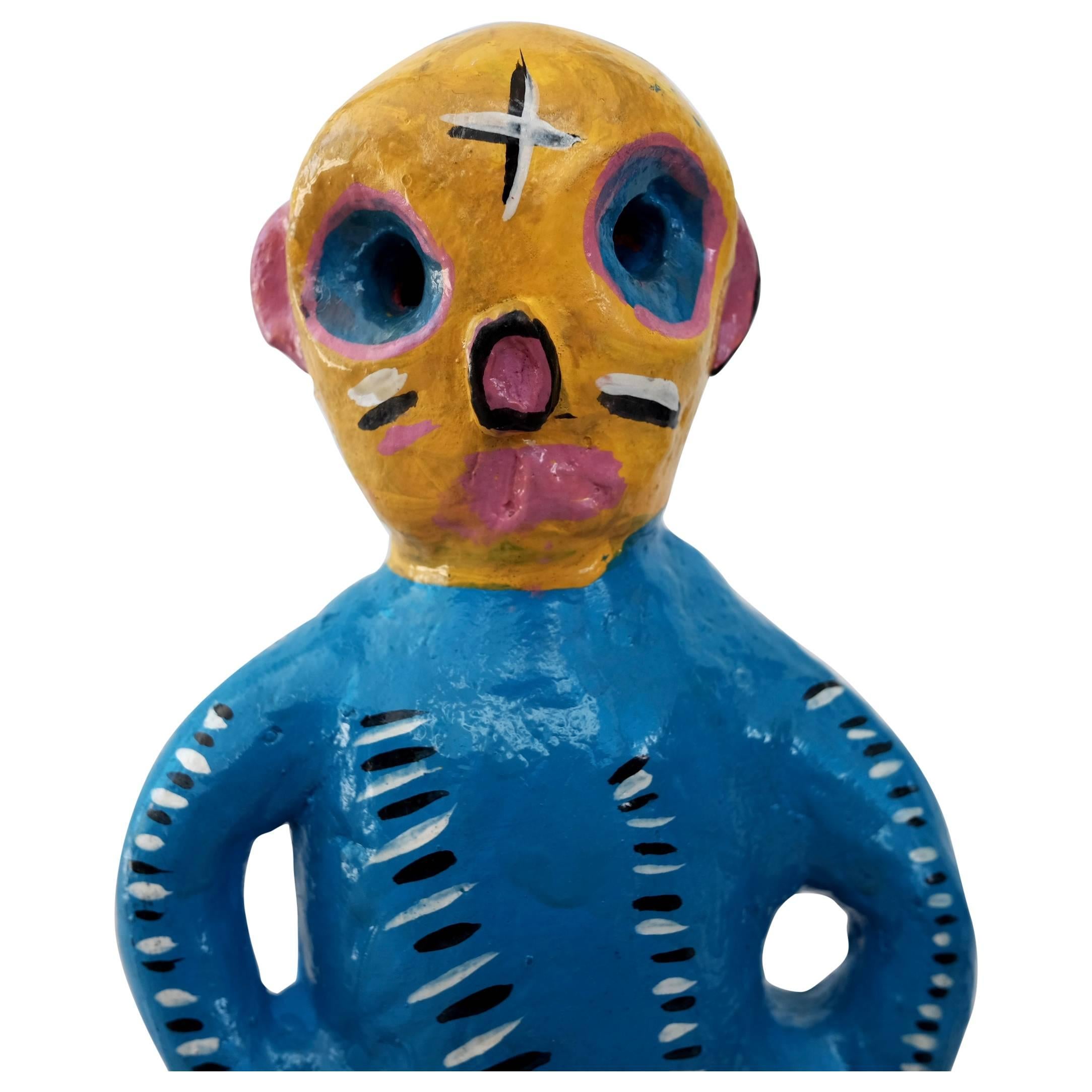 Contemporary Clay Sculpture by Serapio Medrano from Jalisco, Mexico