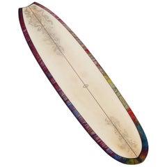 Bohemian Western California Acid Splash Bing Surfboard Fully Restored, Mid-1960s