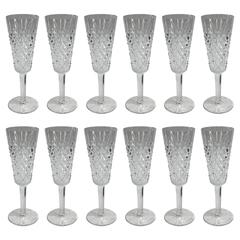 Waterford Crystal Champagne Flutes, Set of Twelve 6