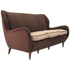 Italian Three Seats Sofa, Mid-Century Modern, 1950 11
