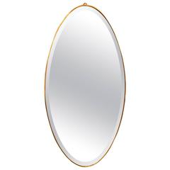 Beautiful Italian Brass Mirror, circa 1960 12