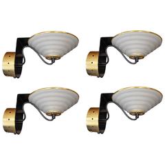 Beautiful Set of Stilnovo Sconces Italy, circa 1960 5