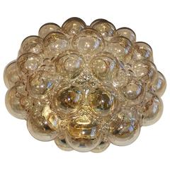 Large Amber Bubble Glass Flush Mount Limburg Germany Helena Tynell