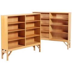 Børge Mogensen Pair of Oak Bookcases, 1958 8