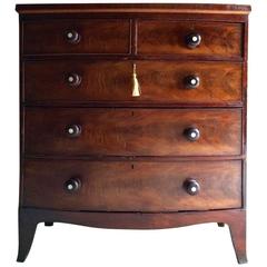 Antique Chest of Drawers Dresser George III Mahogany, 19th Century, 1820