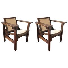 Pair of French Art Deco Armchairs