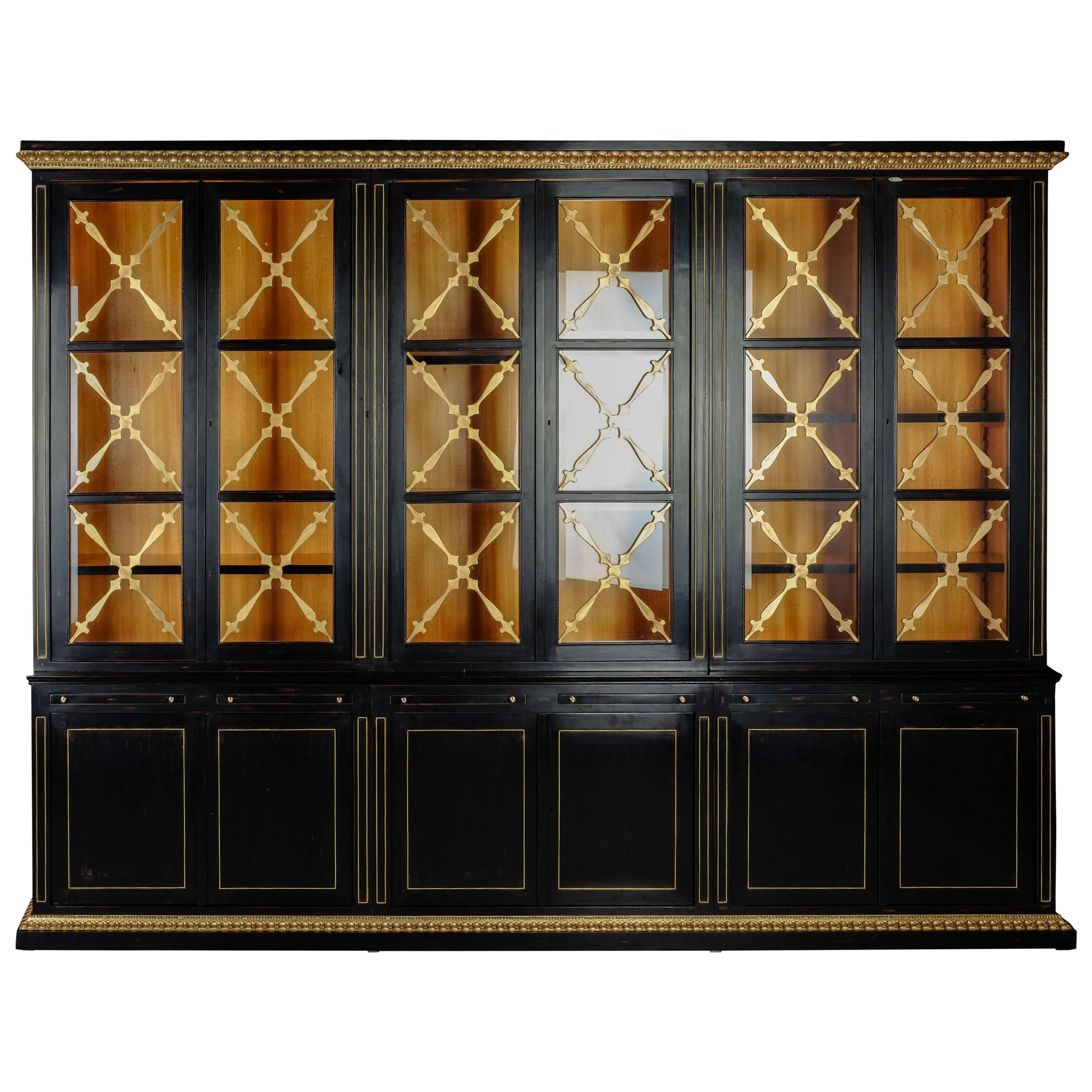 20th Century Biedermeier Style Library Cupboard/Bookcase