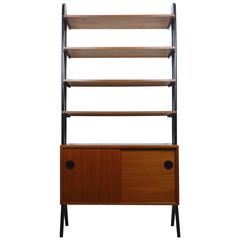 1950s Teak Shelf with Box and Boards from Denmark 1