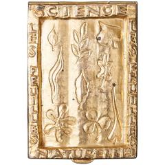 Line Vautrin Gilt Bronze Box Signed 2