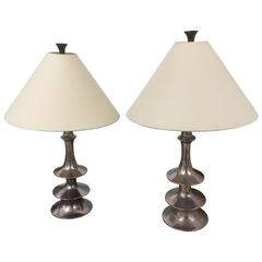 Pair of McGuire Table Lamps
