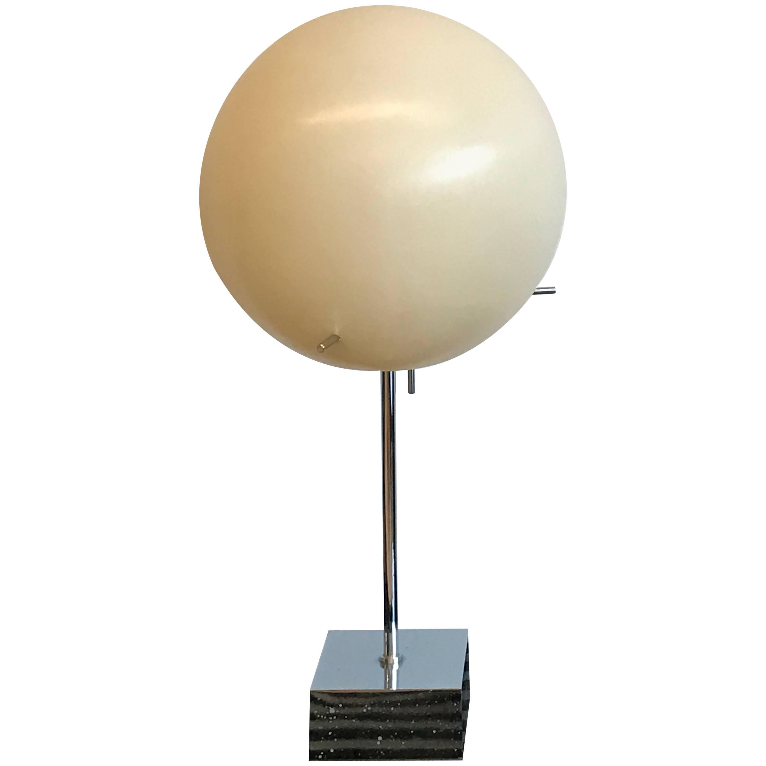 Paul Mayen for Habitat Chrome Desk Lamp with Globe Shade