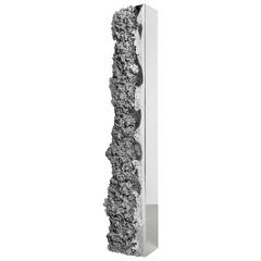 Synthesis Monolith No.4 - Polished Aluminum Floor Standing Mirror 11