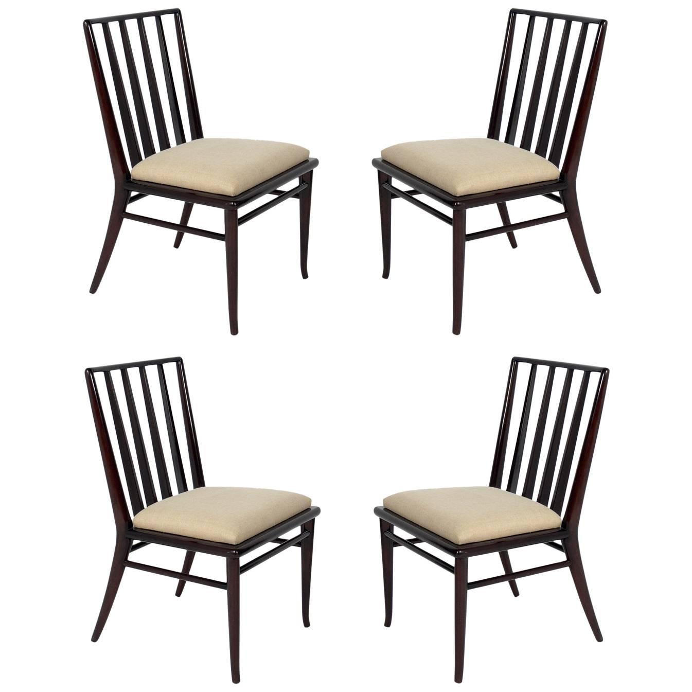 Set of Four Dining Chairs by T.H. Robsjohn-Gibbings